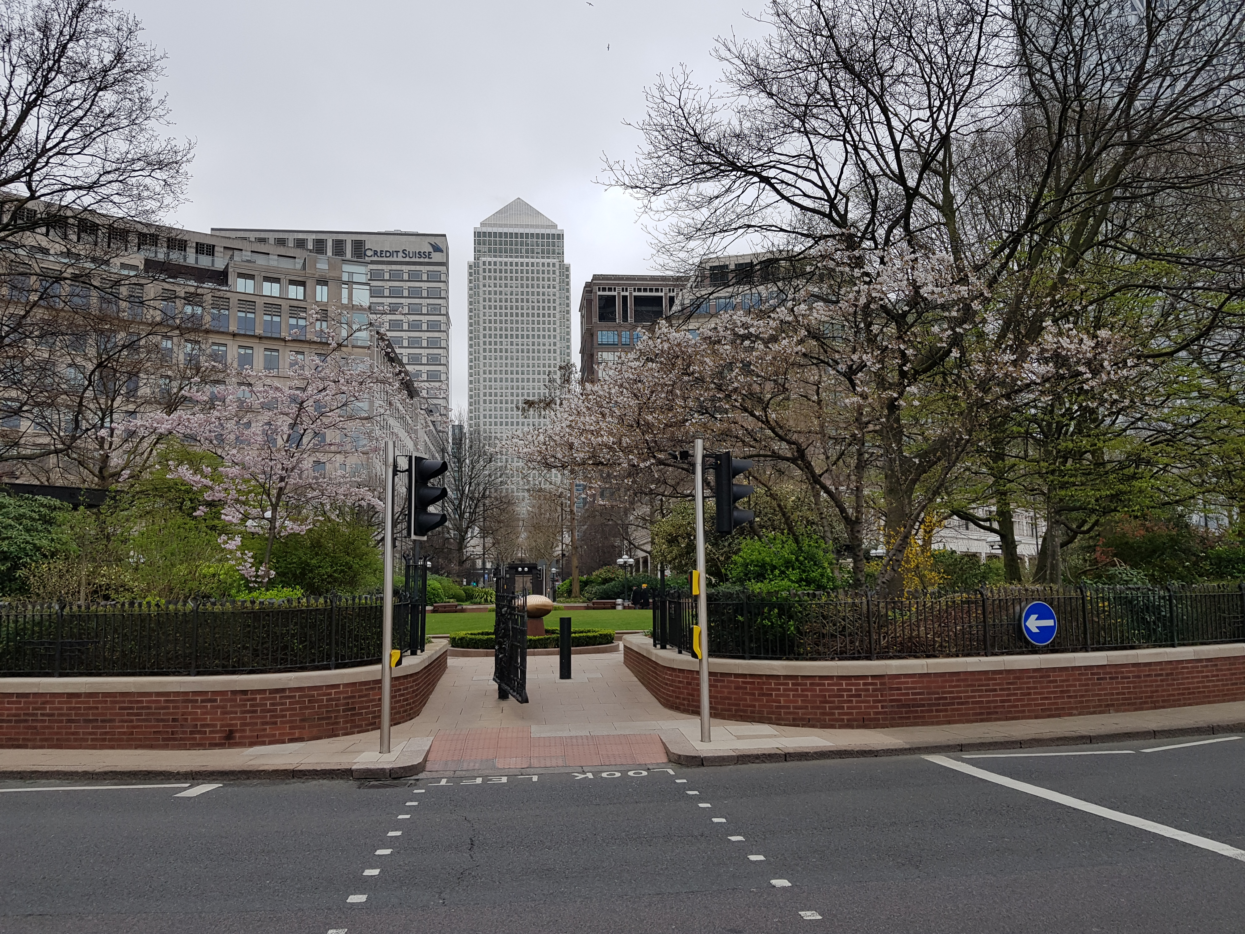 Canary Wharf, London empty due to coronavirus