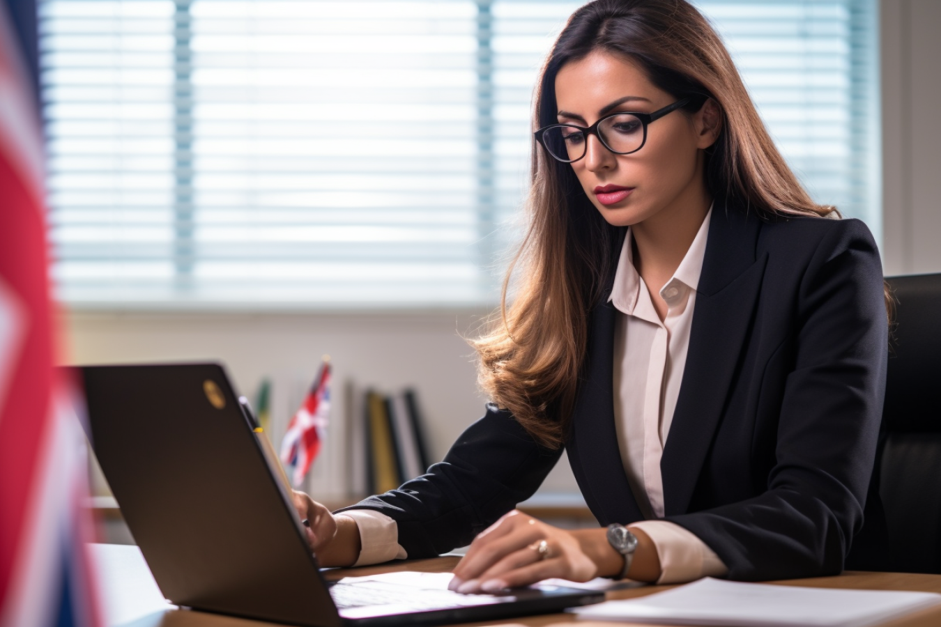  How to Prepare for a Sponsor Licence Audit in 2023 - Office Worker in a UK Office